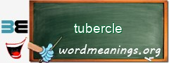 WordMeaning blackboard for tubercle